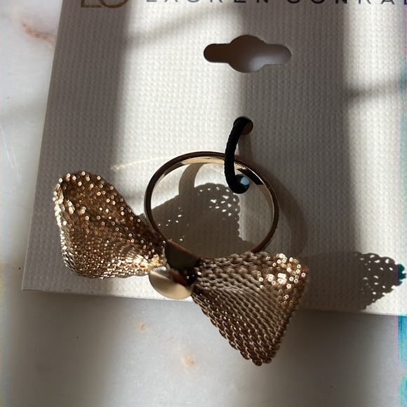 Nwt Lauren Conrad kawaii Bow Ring Size 8 - Picture 2 of 5